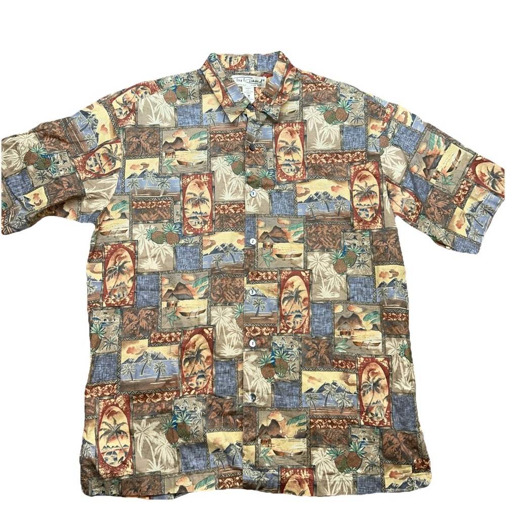 Tori Richard Honolulu Button Up Short Sleeve Men's Medium, Hawaiin - Picture 2 of 7